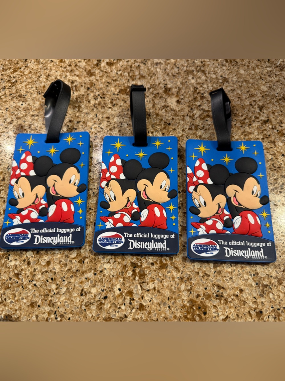 Set of Three Disney Luggage Tags